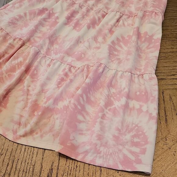 Pink Tie-Dye Maxi Dress Size S 7/8 - Picture 5 of 14